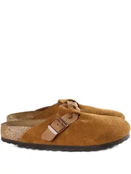 Birkenstock: Коричневые сабо  Boston