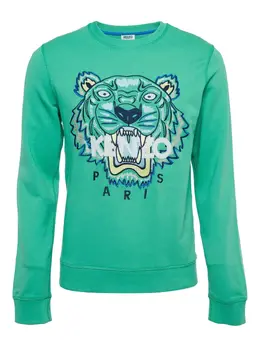 Kenzo Pre-Owned: Зелёный свитшот 