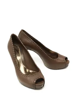 Gucci Pre-Owned: Коричневые туфли 