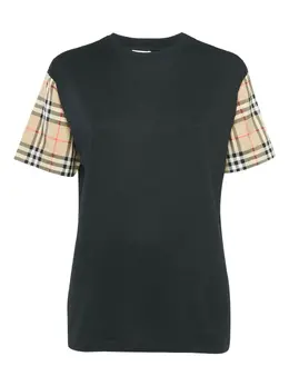 Burberry Pre-Owned: Чёрная футболка 
