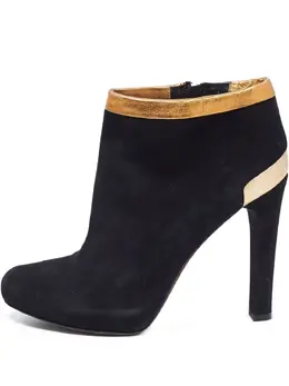 Fendi Pre-Owned: Чёрные ботинки 