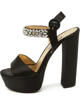 Prada Pre-Owned: Чёрные сандалии 