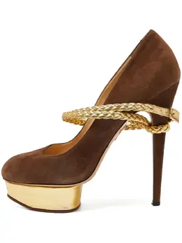 Charlotte Olympia: Коричневые туфли 