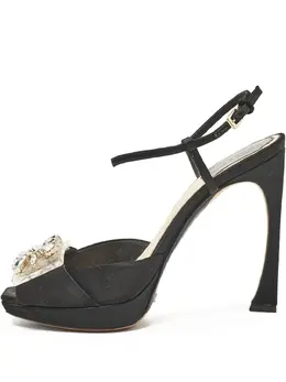 Christian Dior Pre-Owned: Чёрные сандалии 