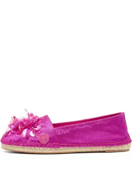 Christian Dior Pre-Owned: Розовые мокасины 
