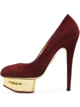 Charlotte Olympia: Бордовые туфли 