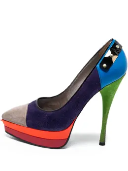 Versace Pre-Owned: Тёмные туфли 