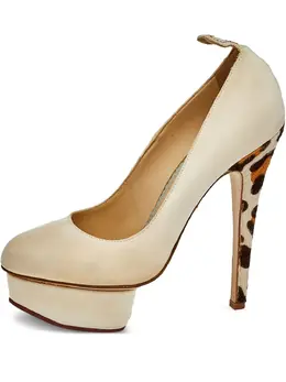 Charlotte Olympia: Светлые туфли 