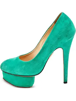 Charlotte Olympia: Зелёные туфли 