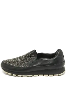 Prada Pre-Owned: Чёрные лоферы 