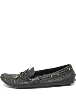 Louis Vuitton Pre-Owned: Чёрные лоферы 