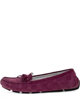 Gucci Pre-Owned: Фиолетовые лоферы 