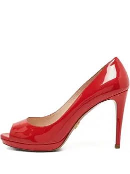 Prada Pre-Owned: Красные босоножки 