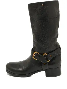 Prada Pre-Owned: Чёрные ботинки 
