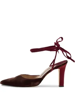 Manolo Blahnik: Бордовые туфли 
