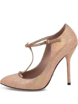 Gucci Pre-Owned: Светлые туфли 