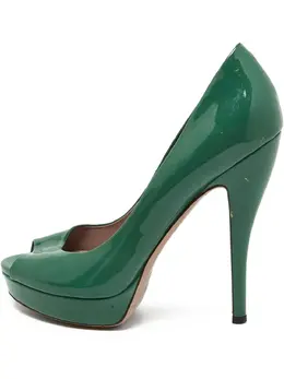 Gucci Pre-Owned: Зелёные туфли 