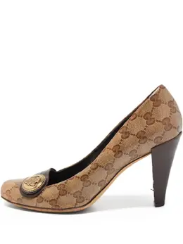 Gucci Pre-Owned: Бежевые туфли 