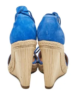 Aquazzura: Голубые мокасины 