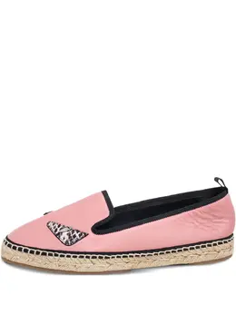 Fendi Pre-Owned: Розовые мокасины 