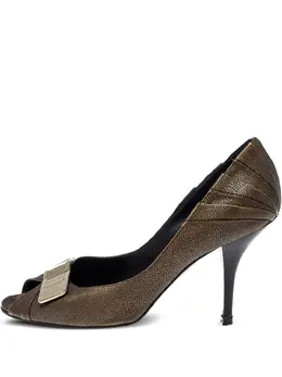 Christian Dior Pre-Owned: Зелёные босоножки 