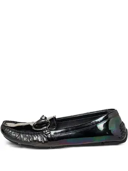 Gucci Pre-Owned: Чёрные лоферы 