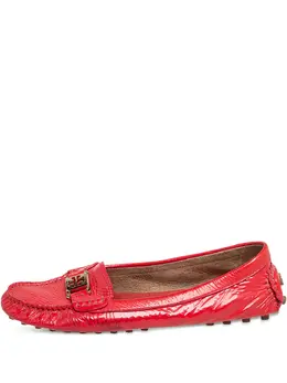 Tory Burch: Красные лоферы 