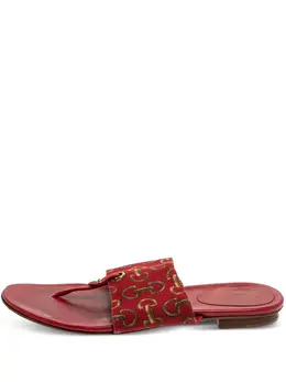 Gucci Pre-Owned: Красные сандалии 