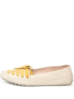 Tod's: Бежевые лоферы 