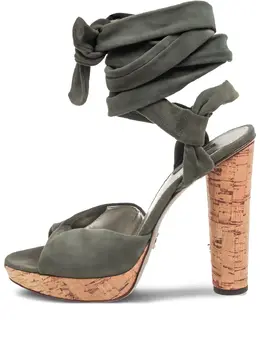 Dolce & Gabbana Pre-Owned: Зелёные сандалии 