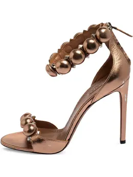 Alaïa Pre-Owned: Коричневые сандалии 