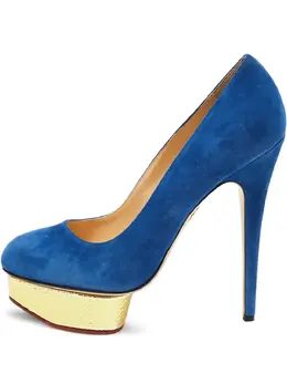 Charlotte Olympia: Голубые туфли 