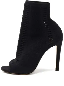 Gianvito Rossi: Чёрные ботинки 