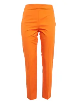 Moschino Pre-Owned: Оранжевые брюки 