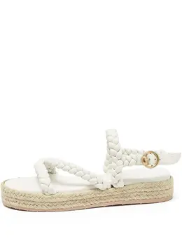 Gianvito Rossi: Белые мокасины 