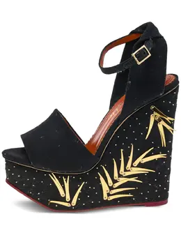 Charlotte Olympia: Чёрные сандалии 