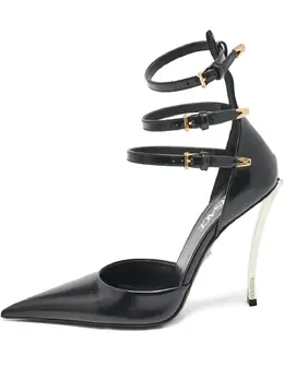 Versace Pre-Owned: Чёрные туфли 