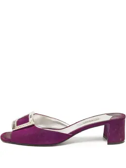 Prada Pre-Owned: Фиолетовые туфли 