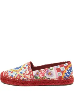 Dolce & Gabbana Pre-Owned: Красные мокасины 