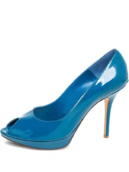 Christian Dior Pre-Owned: Голубые туфли 