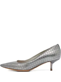 Christian Dior Pre-Owned: Серебристые туфли 