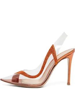 Gianvito Rossi: Оранжевые туфли 