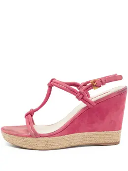 Prada Pre-Owned: Розовые сандалии 