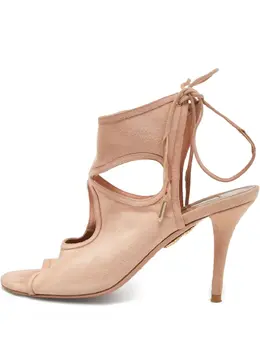 Aquazzura: Розовые сандалии 