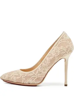 Charlotte Olympia: Бежевые туфли 