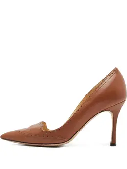 Manolo Blahnik: Коричневые туфли 