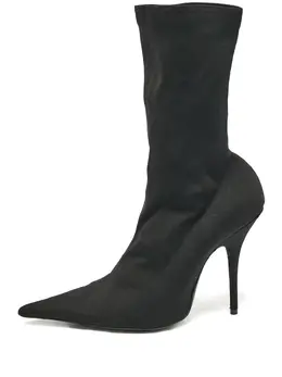 Balenciaga Pre-Owned: Чёрные ботинки 
