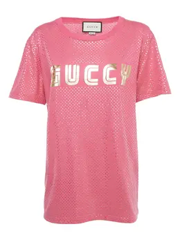 Gucci Pre-Owned: Футболка с принтом 