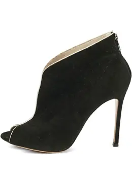 Gianvito Rossi: Чёрные ботинки 