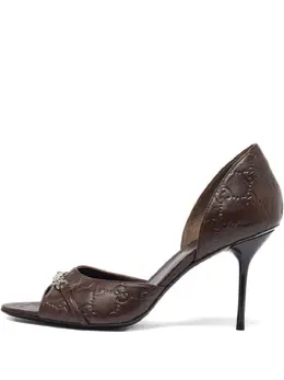 Gucci Pre-Owned: Коричневые босоножки 